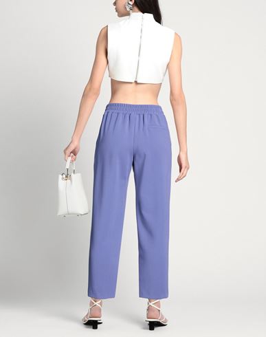 Même Road Woman Pants Purple Size 4 Polyester, Rayon, Elastane