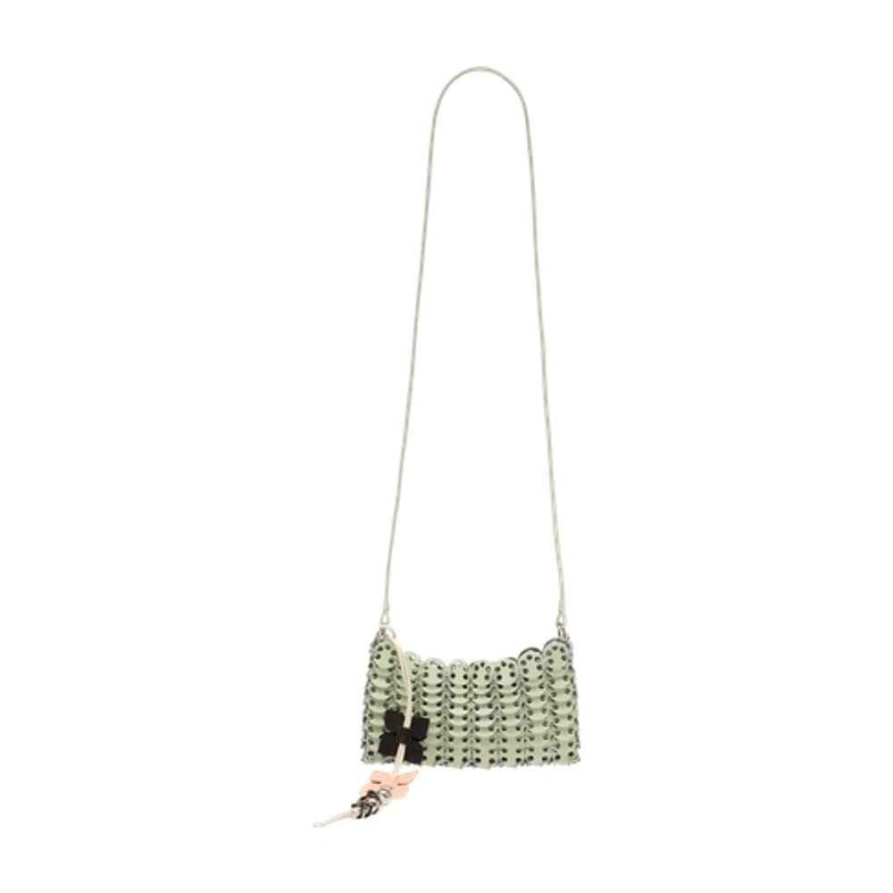 Studded Calfskin Crossbody Bag — Green