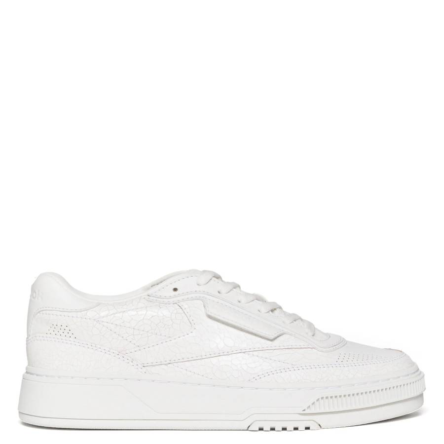 Club C LTD Cracked Leather Low-Top Sneakers