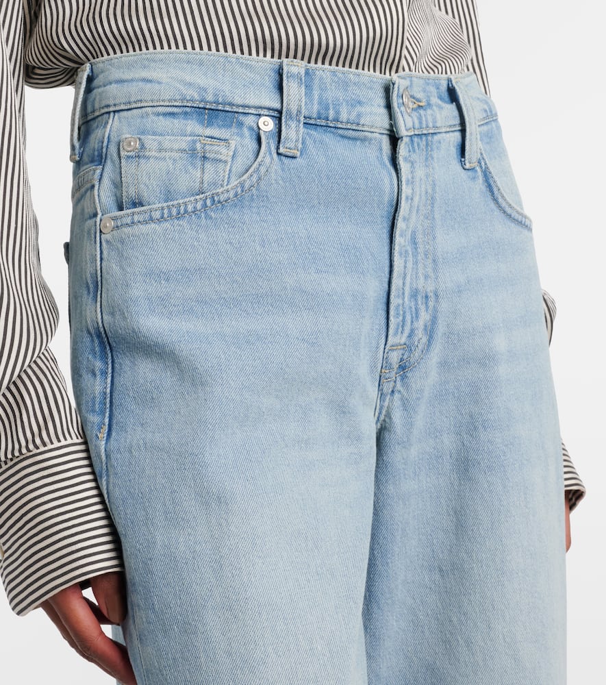 Stovepipe Straight mid-rise straight jeans