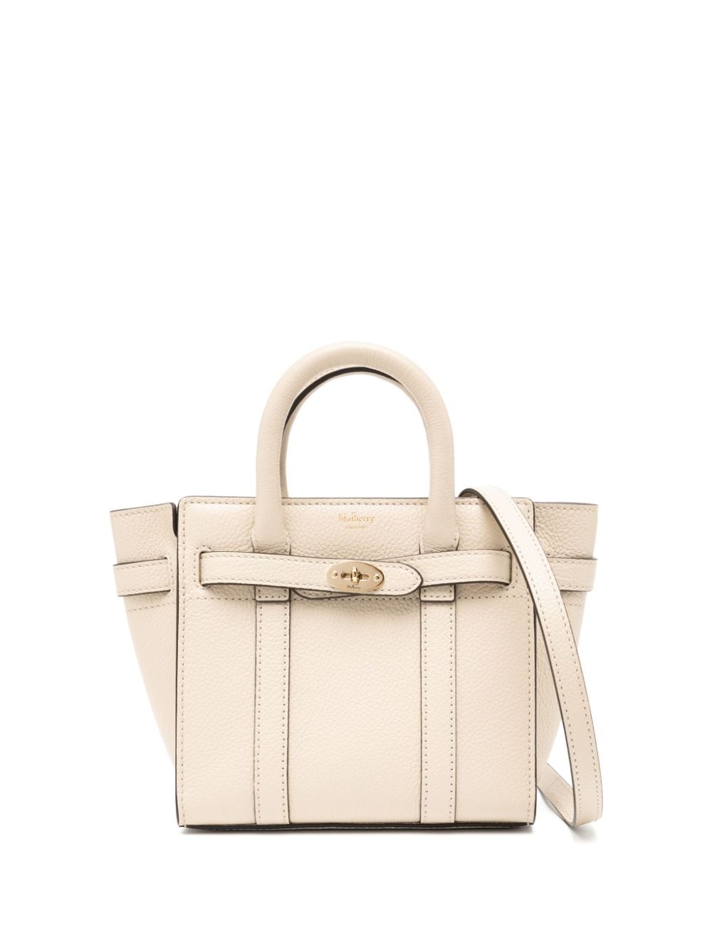 Micro Zipped Bayswater bag - Neutrals