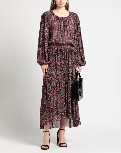 Woman Midi dress Dark brown