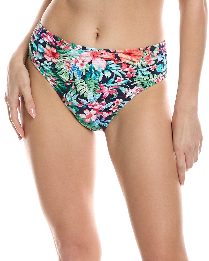 Island Cays Flora High-Waist Bikini Bottom