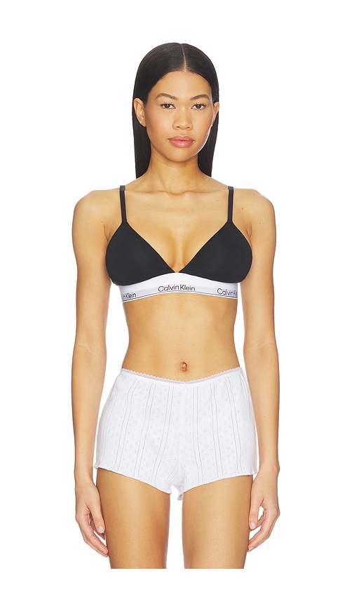 Calvin Klein Underwear Lightly Lined Triangle Bra in Black. - S also in XS, M
