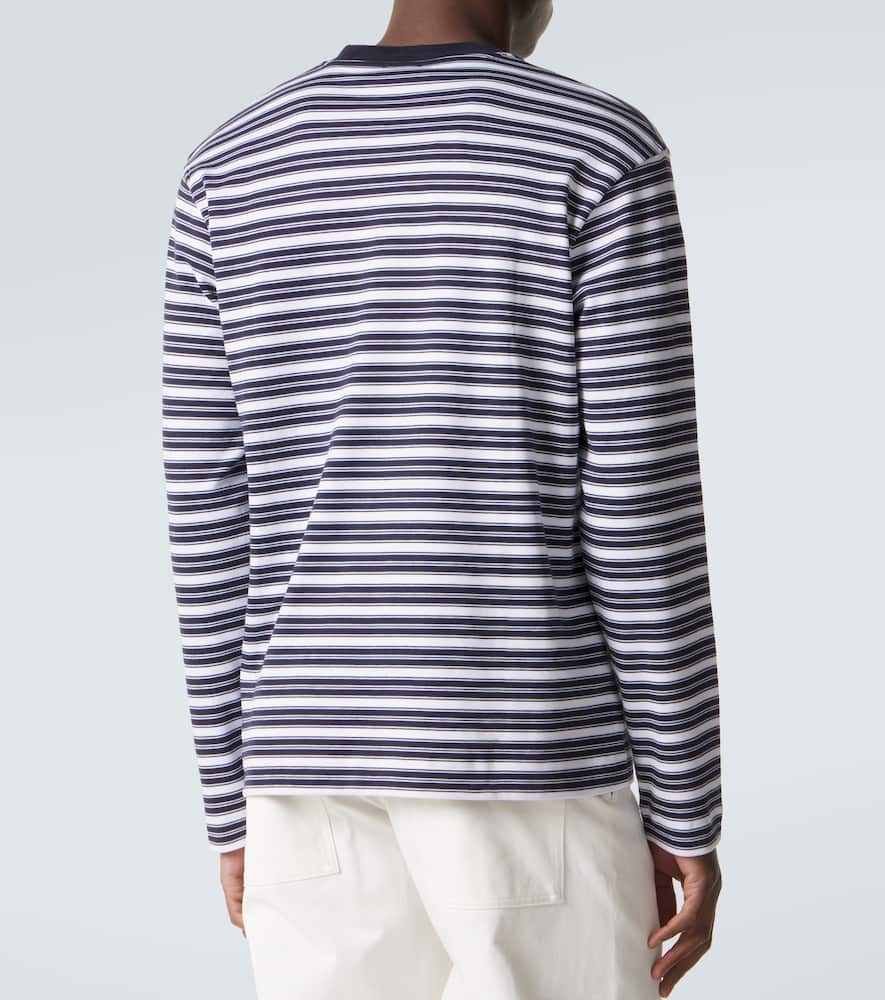 Striped cotton jersey T-shirt