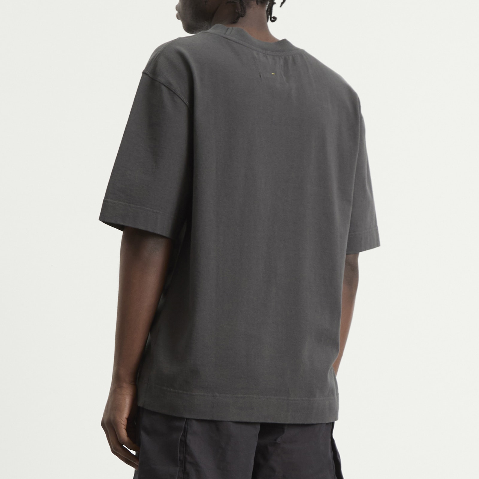 Men's Flatlock Crew T-Shirt in Black Green