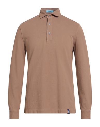 Man Polo shirt Camel Size XS Cotton