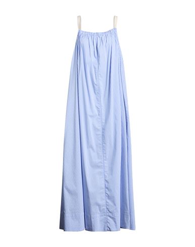 Woman Maxi dress Azure Size XS Cotton, Polyamide, Elastane