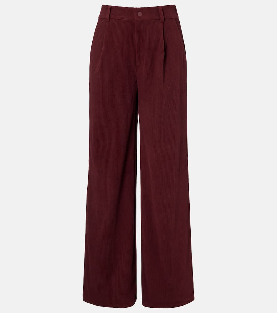 Floris corduroy wide-leg pants