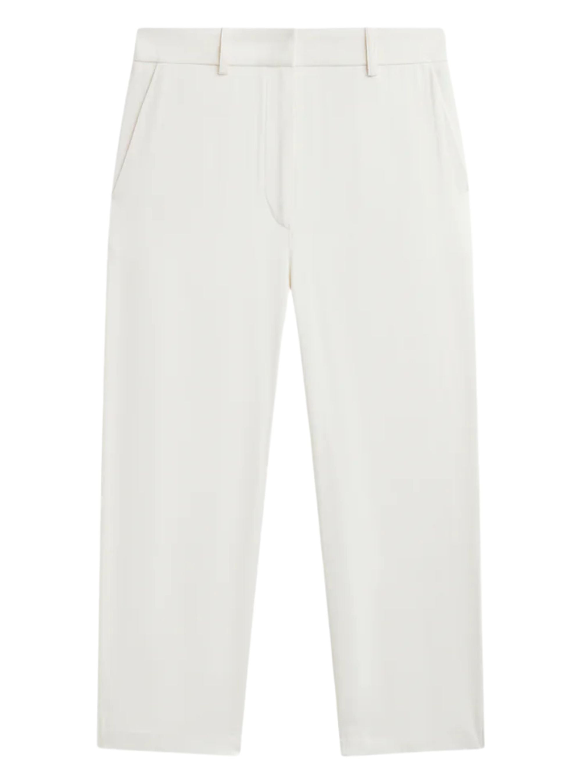 Slim Fit Trousers with Pockets for Women