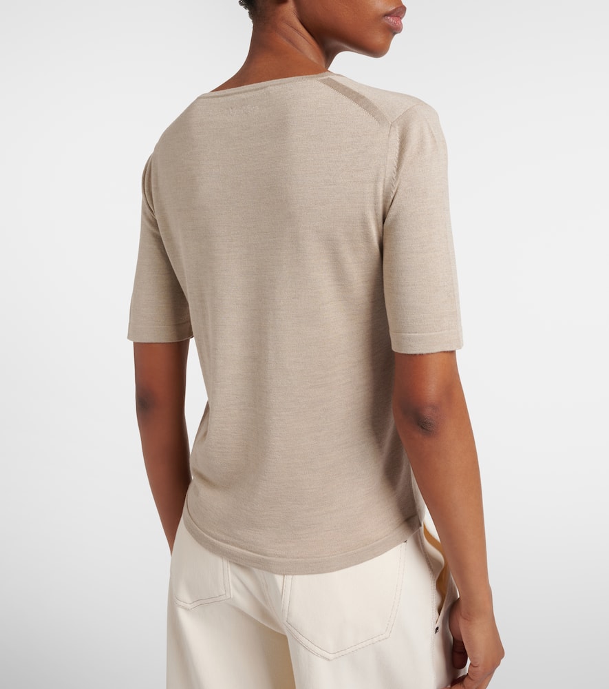 Valido silk and cashmere top