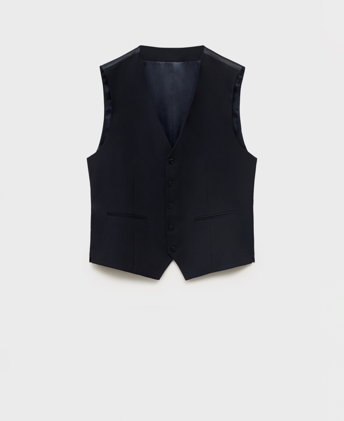 Men's Slim-Fit Suit Vest - Navy