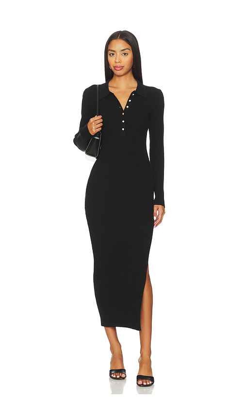 Generation Love Bobby Rib Knit Dress in Black. L also in XS, S