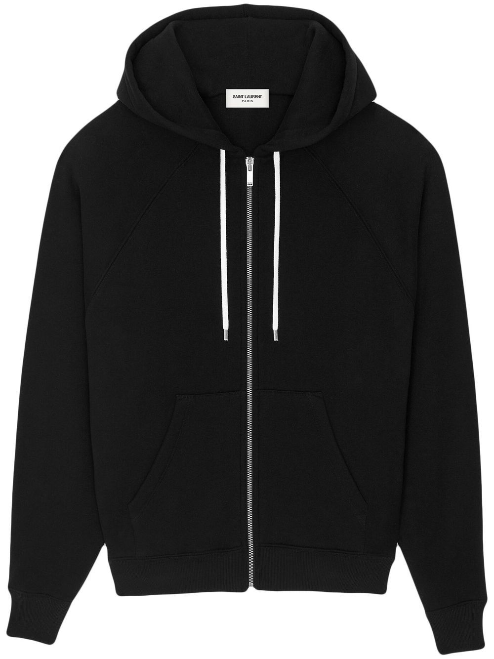 Cotton hooded jacket - Black
