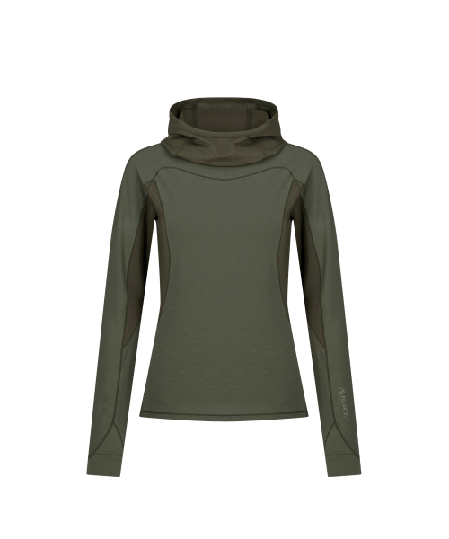 Polartec Delta FlexAir Hooded LS Tee Olive