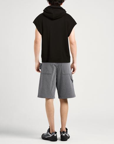 Man Sweatshirt Black Size L Cotton