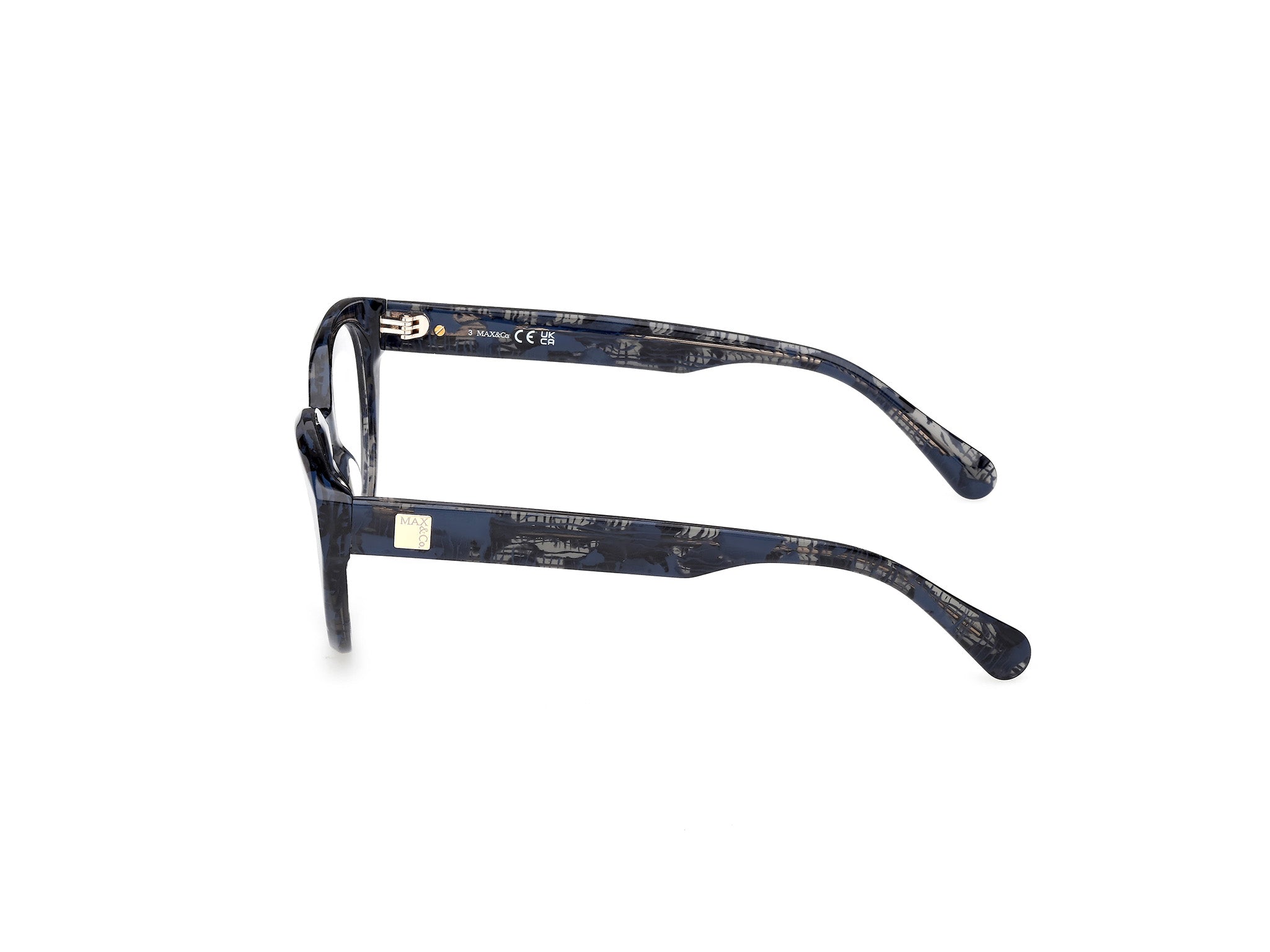 MAX&Co Mujer MAX&Co MO5205 092 Monturas ópticas Acetato Azul Cat Eye Norma