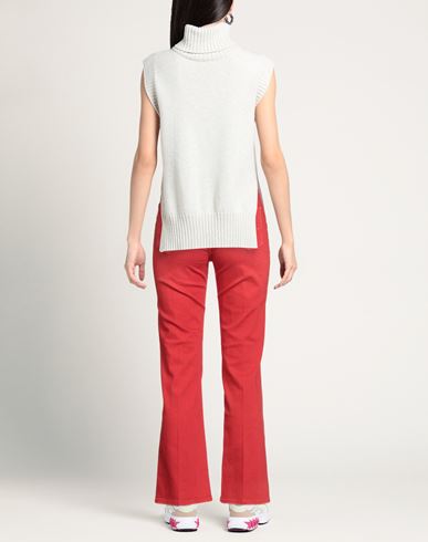 Woman Pants Red Size 27 Cotton, Elastane
