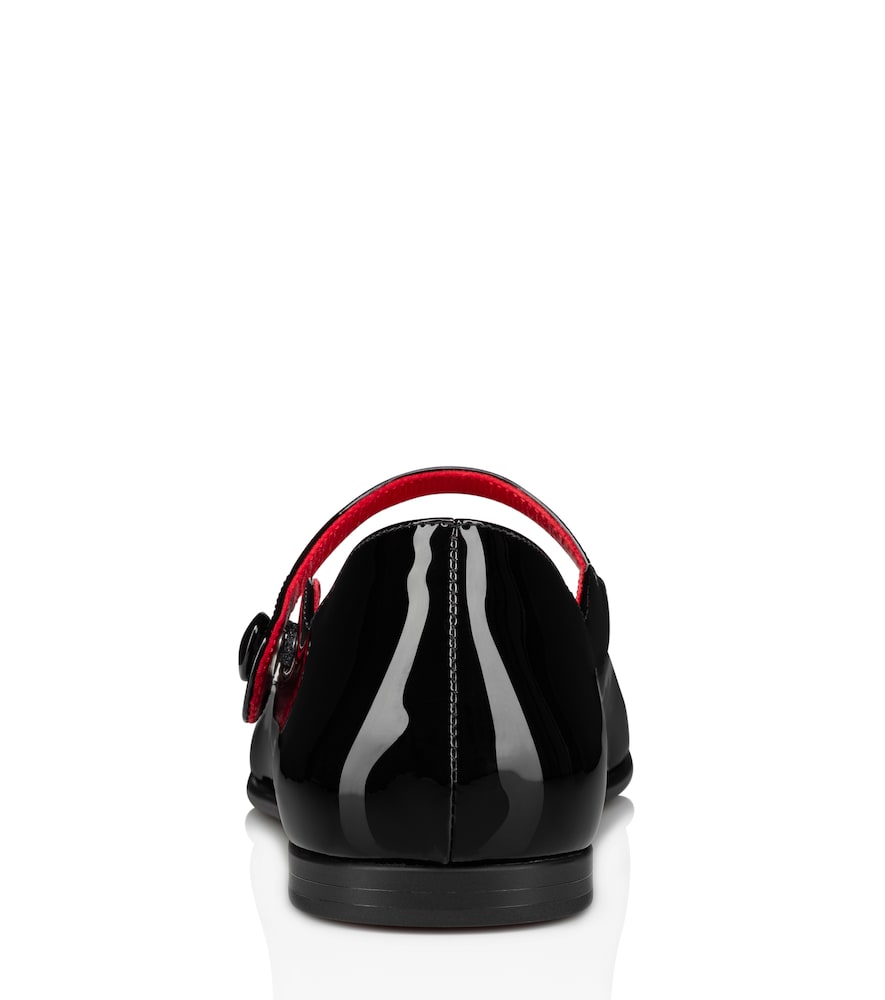 Christian Louboutin Kids Melodie patent leather ballet flat