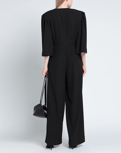 Woman Jumpsuit Black Size 6 Polyester, Elastane