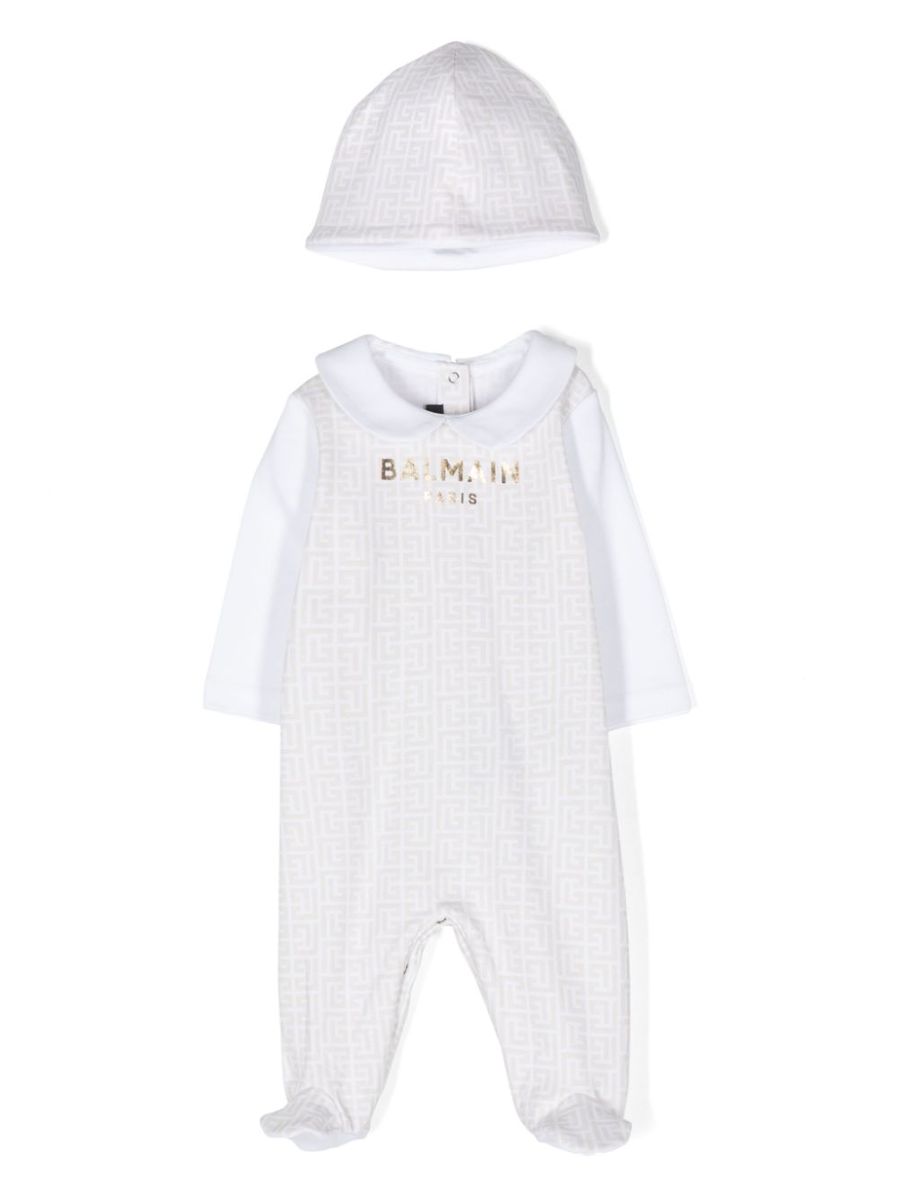 PB-monogram pyjama set - Neutrals