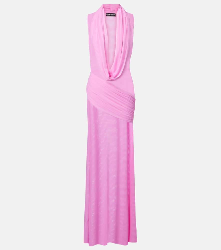 Semi-sheer gown