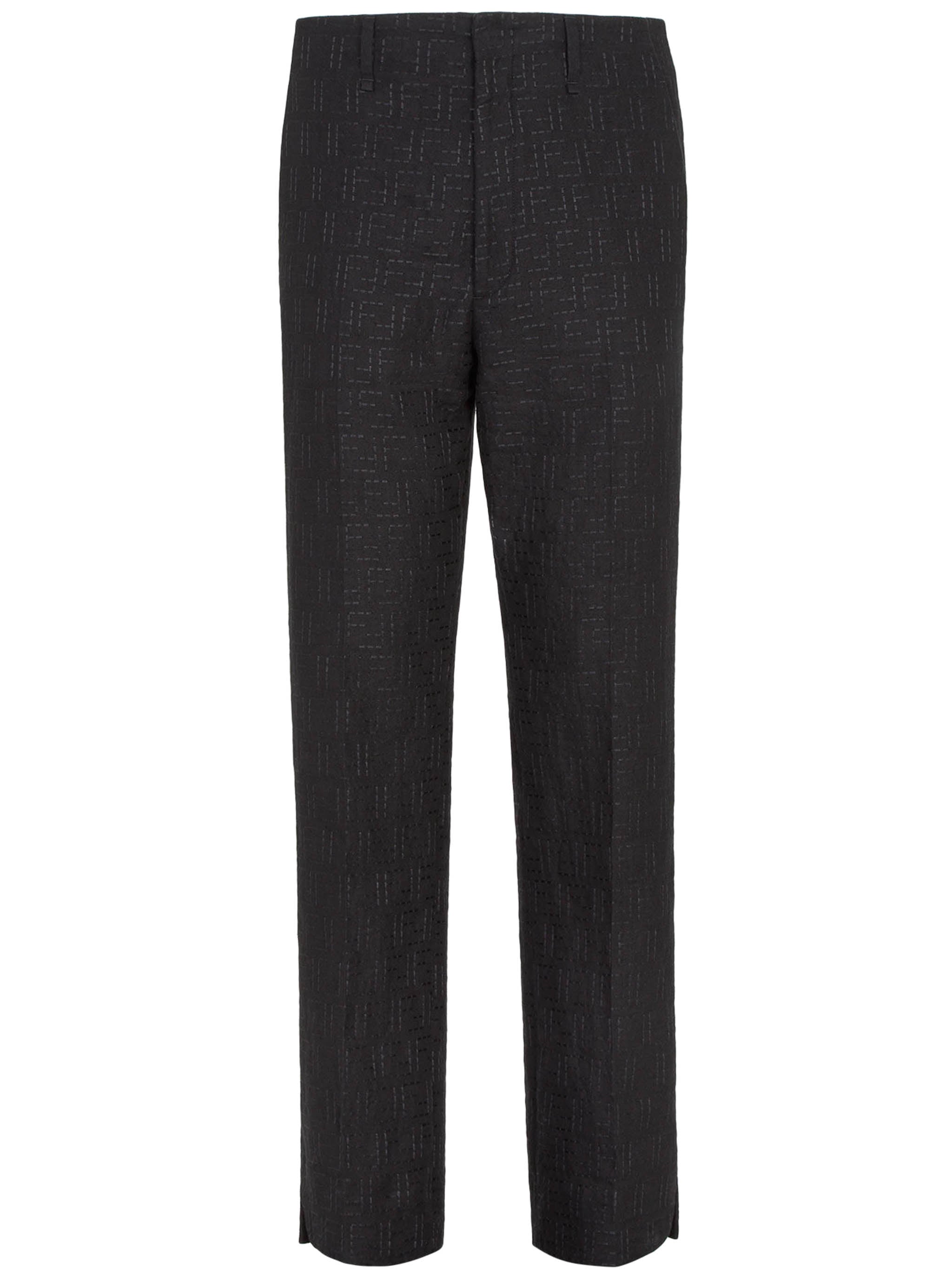 Men's Trouser with Belt Loops and Zip Fastening - Size 48