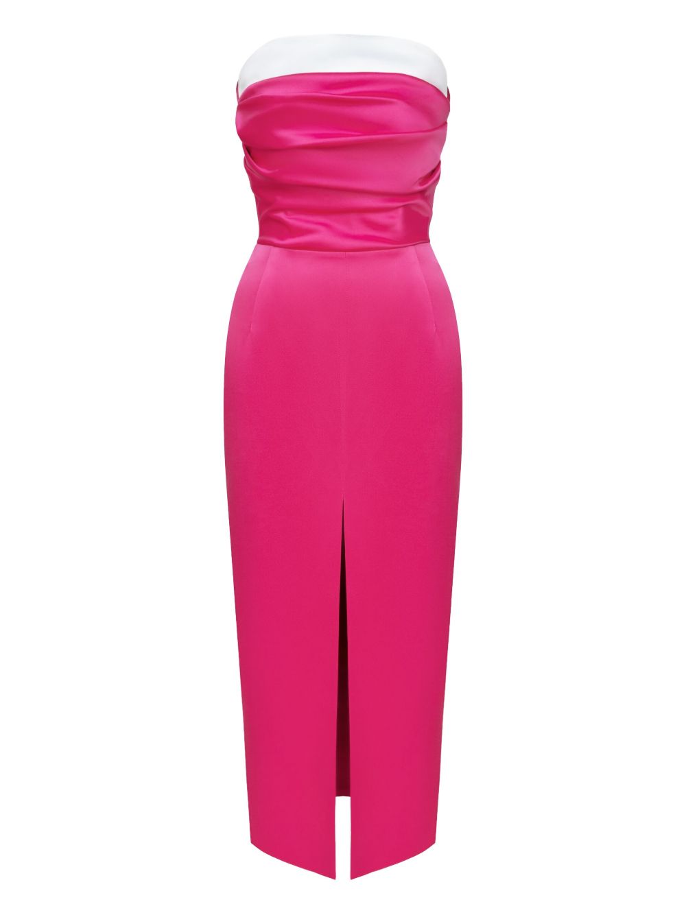 POST MERIDIEM satin midi dress - Pink