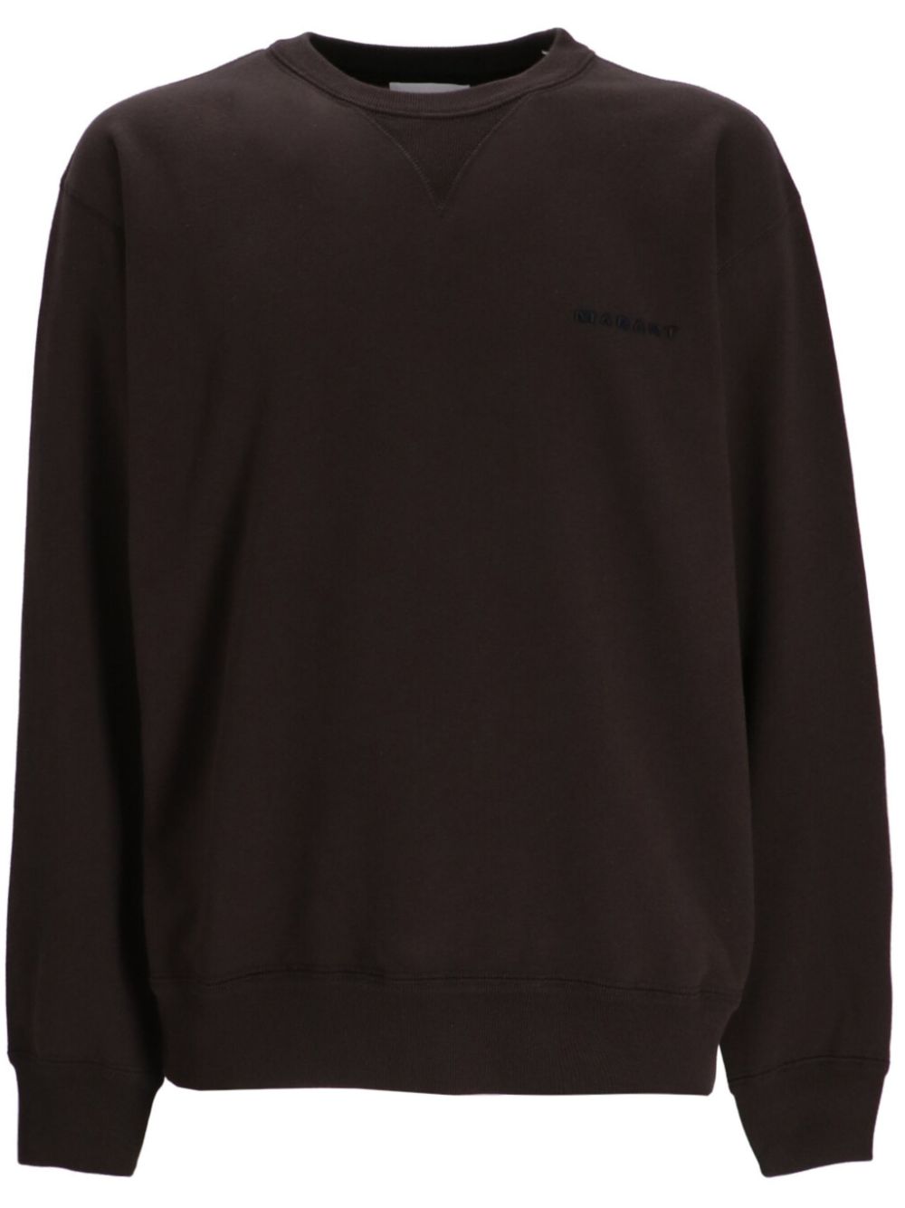 Logo-embroidered sweatshirt - Black
