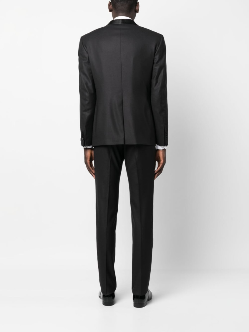 Black Single-breasted three-piece suit