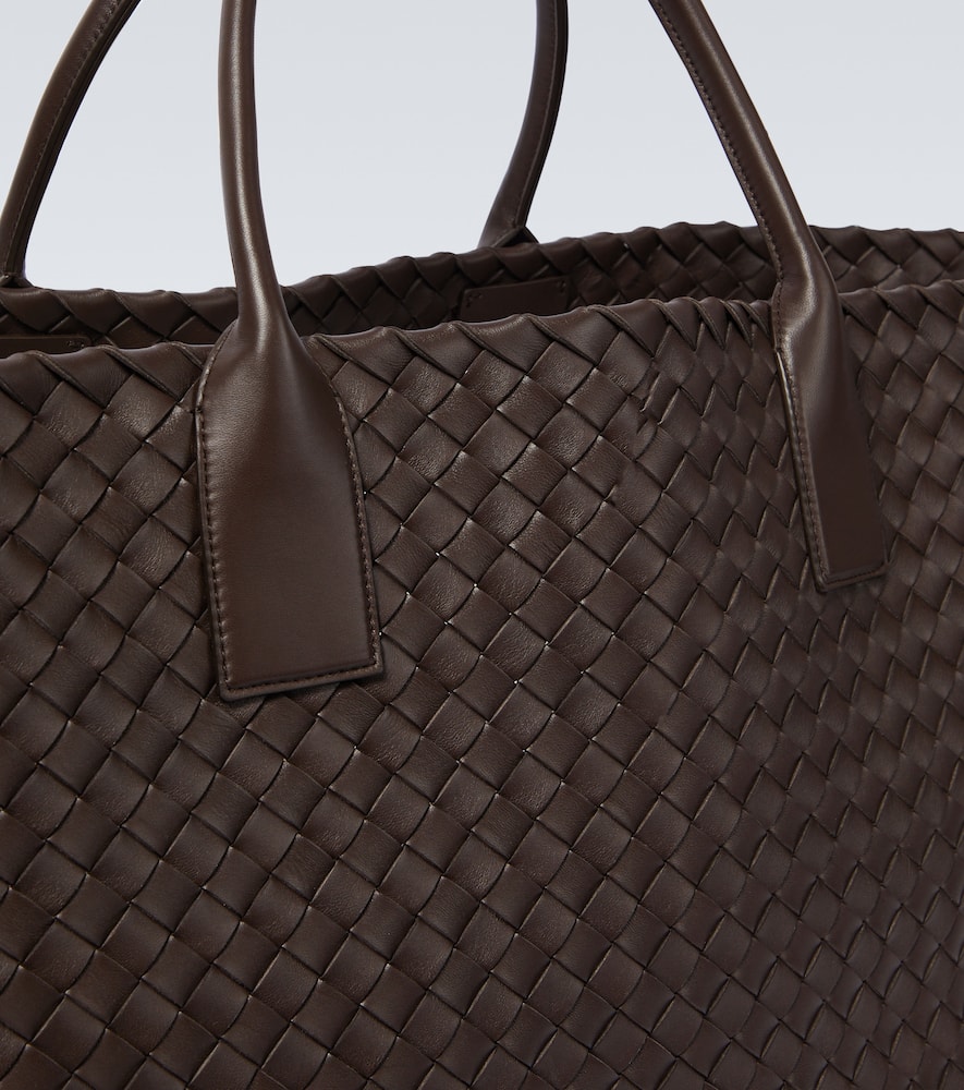 Cabat Large leather tote bag