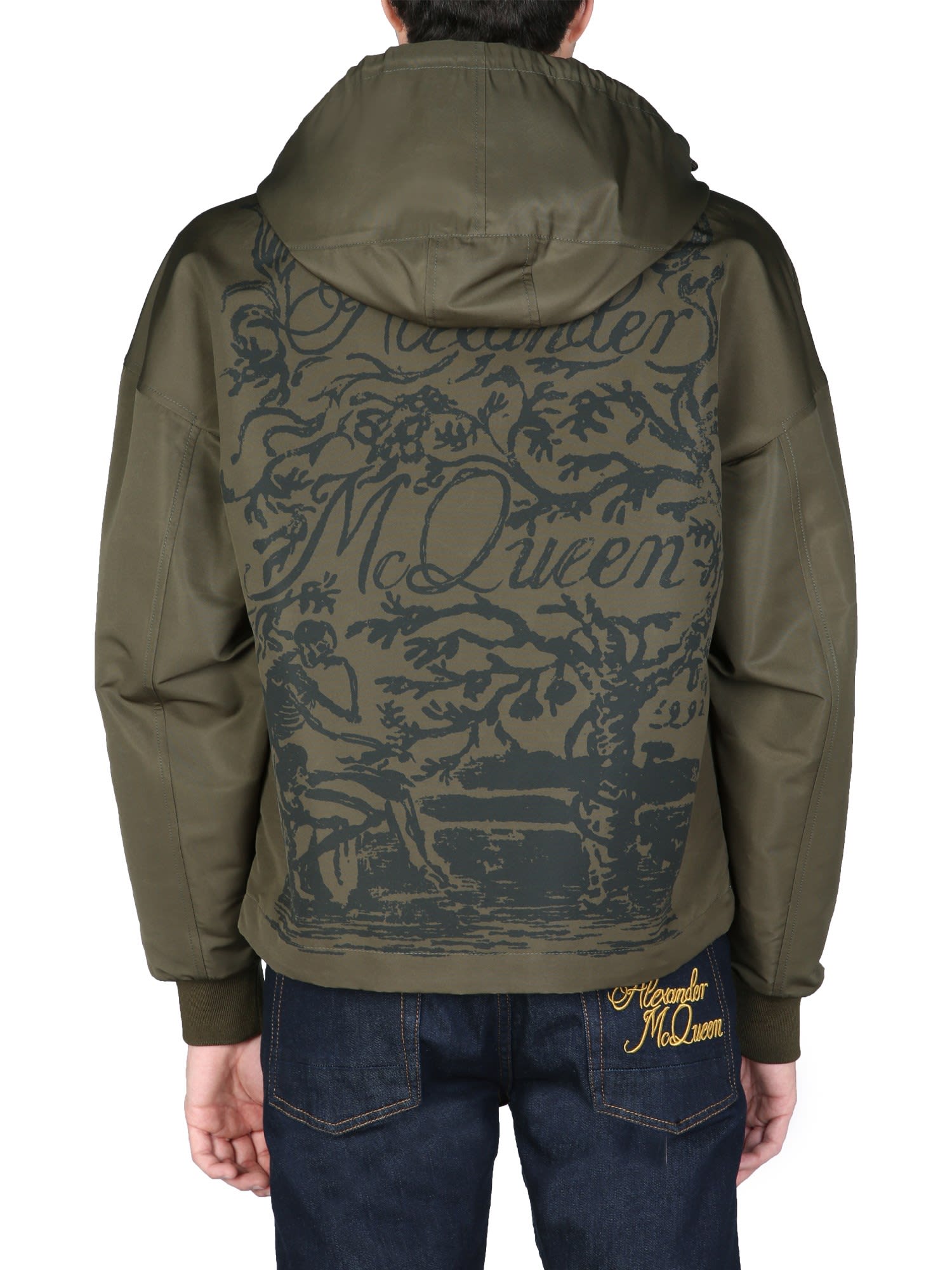 Blake Illustration hooded jacket