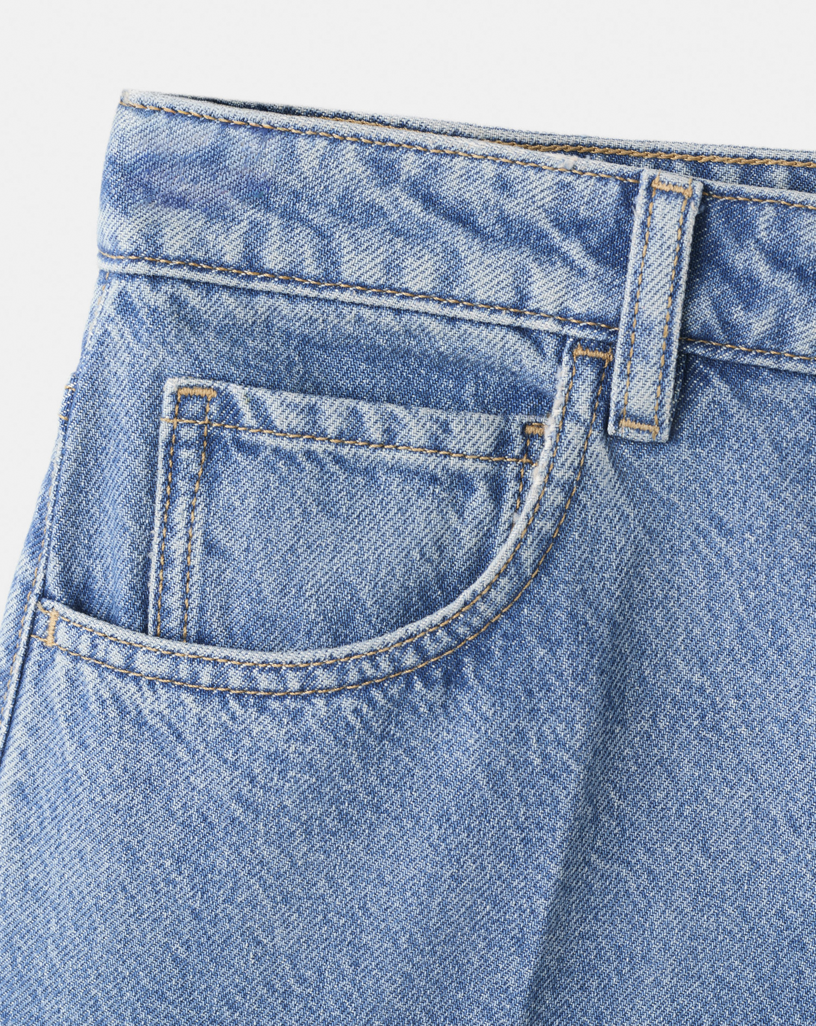 Mango High-Waist Straight-Fit Bermuda