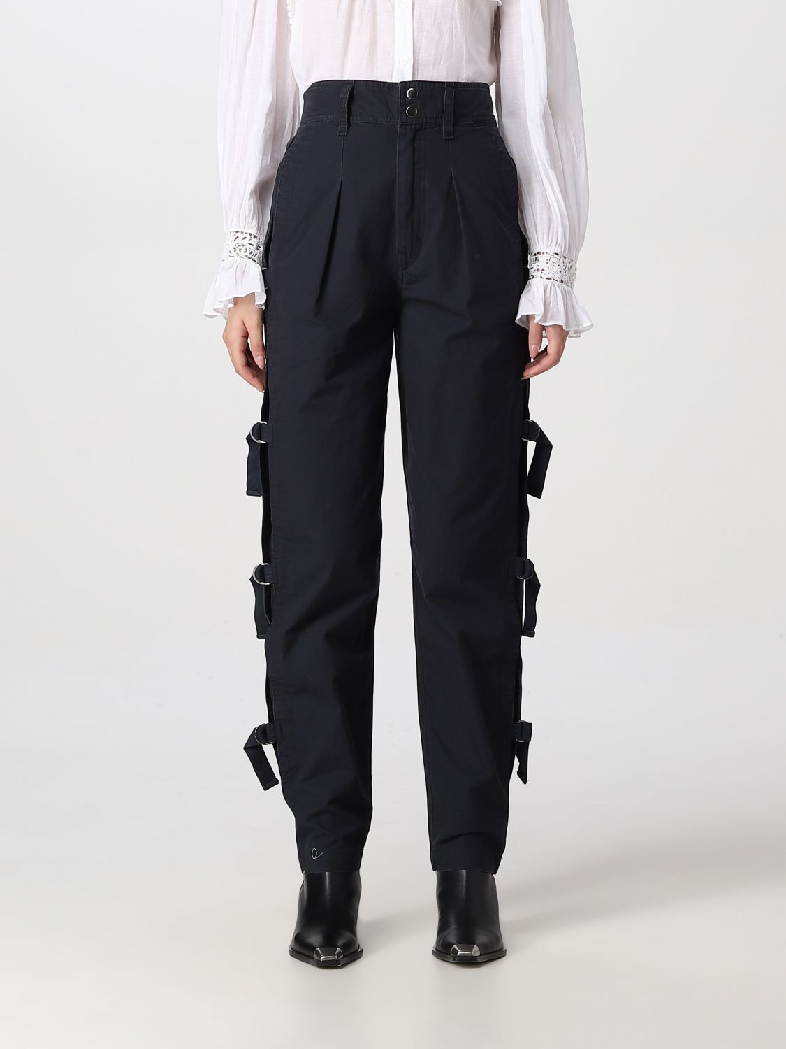 Pants Woman color Blue