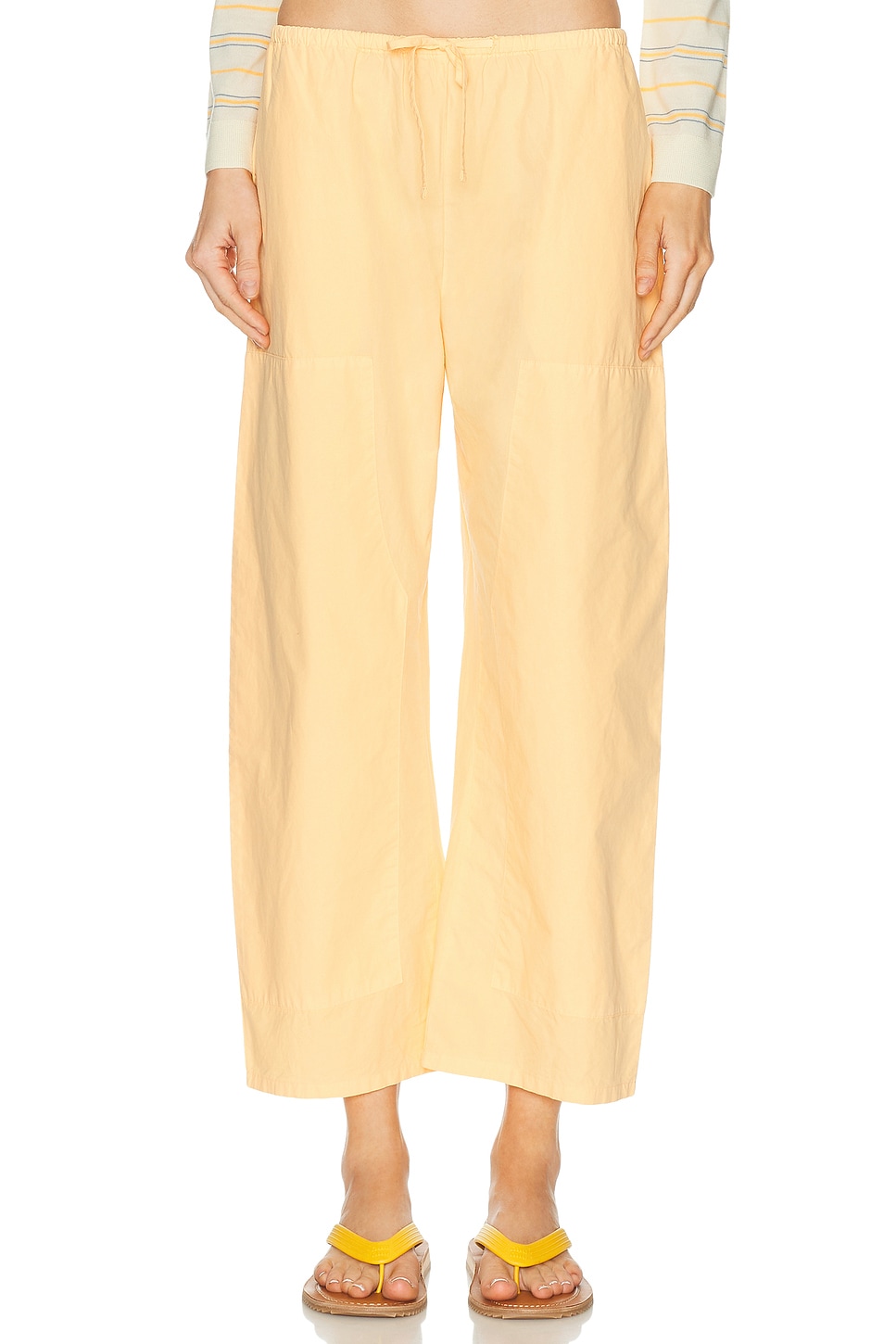 LESET Kyoto Carpenter Pant in Zest - Yellow. M also in