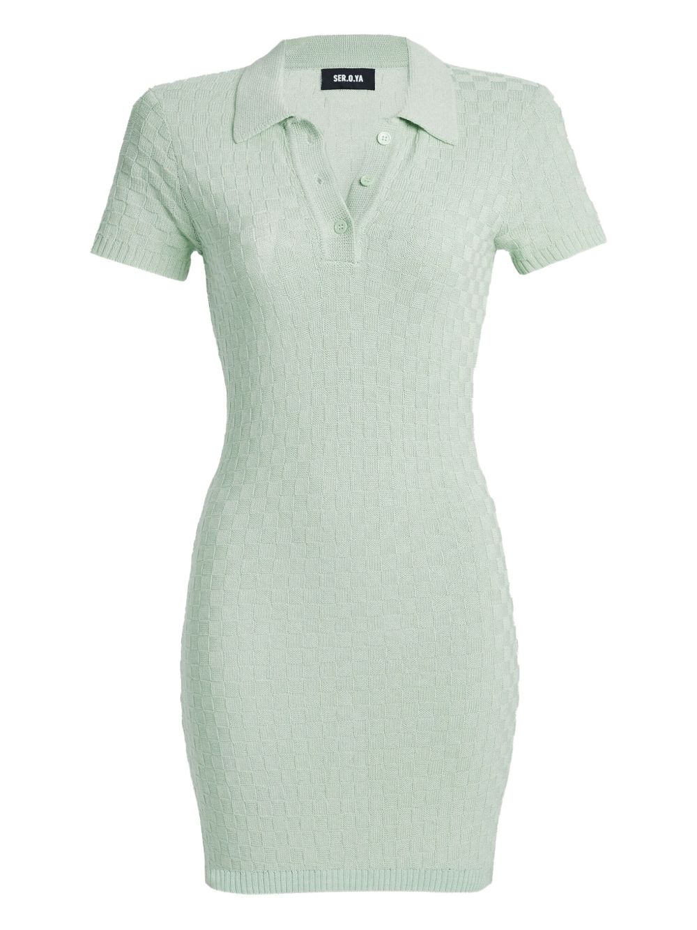 SER.O.YA Bea knitted mini dress - Green