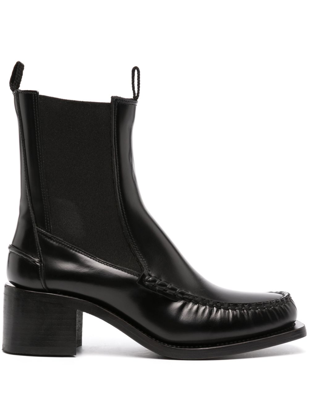 Alda leather 60mm ankle boots - Black