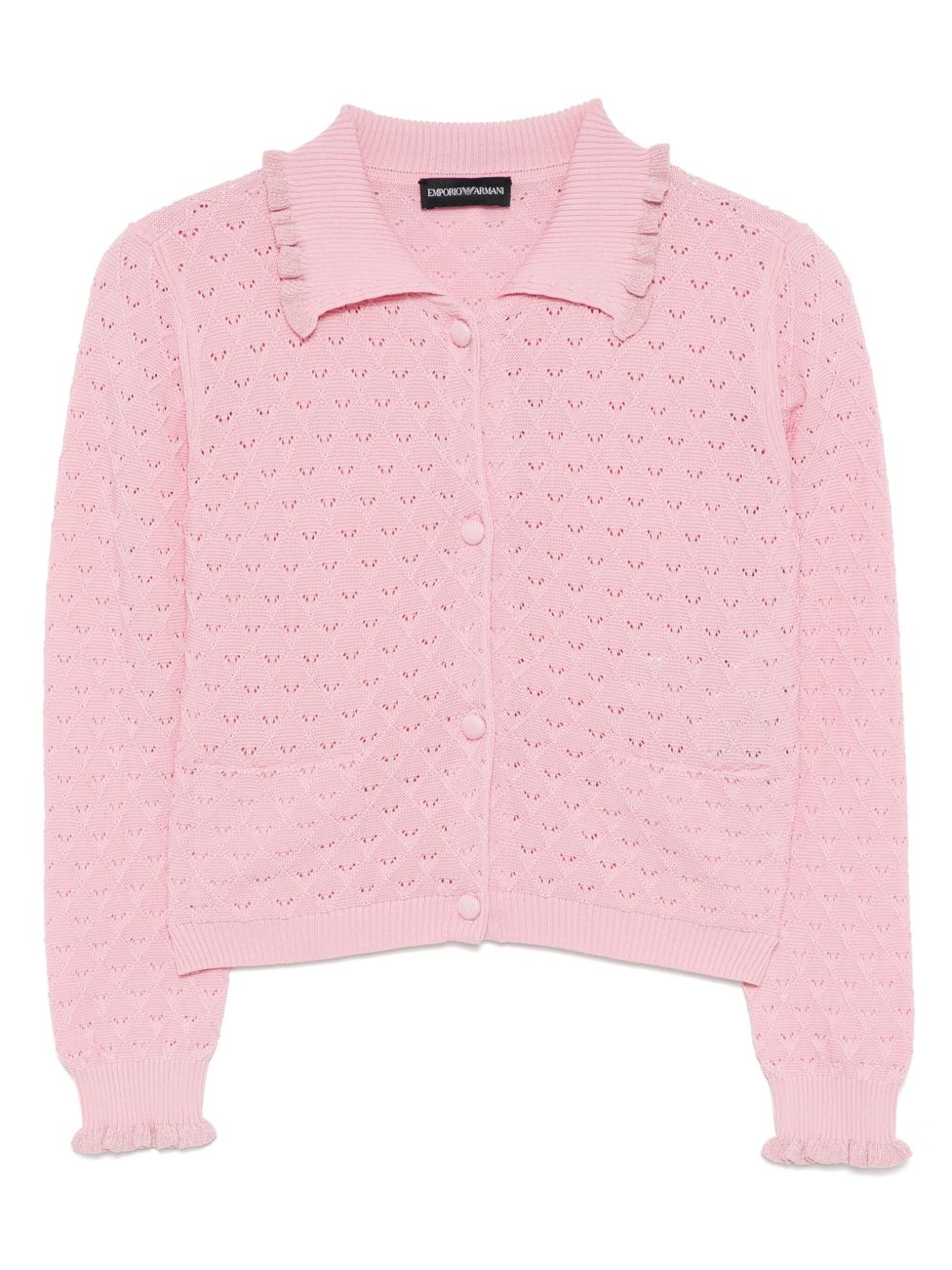 Emporio Armani Kids cotton cardigan - Pink