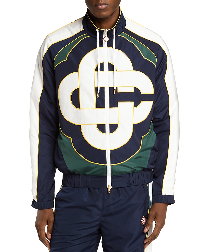 Logo Graphic Drawstring Jacket