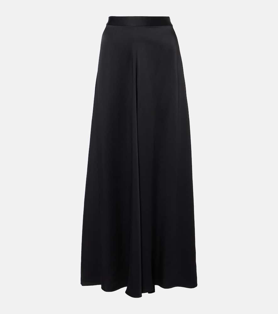 Kayana satin maxi skirt