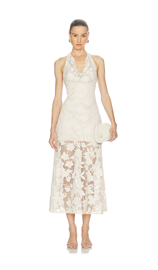 AMUR Calypso Cowl Dress in Ivory. 00. Also , 2, 4, 6, 8