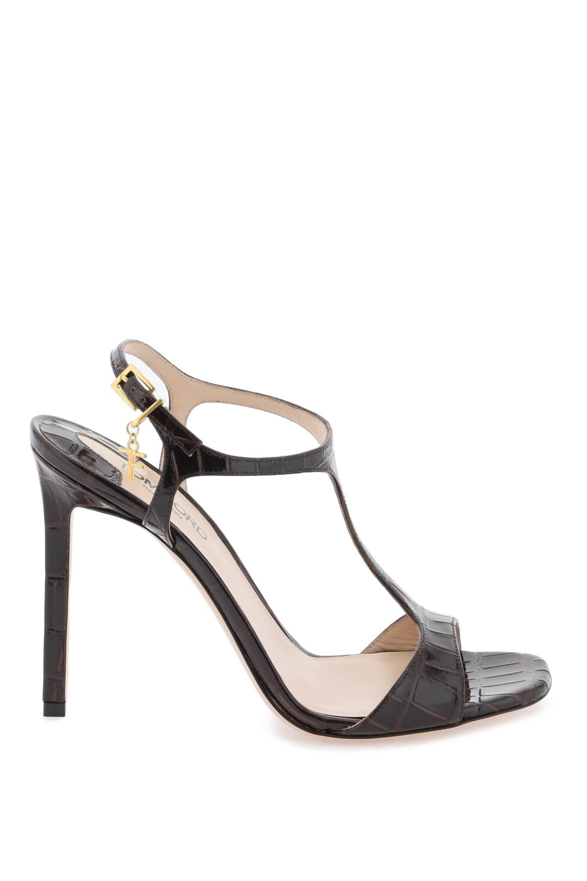 TOM FORD Angelina 95mm leather sandals - Weiß