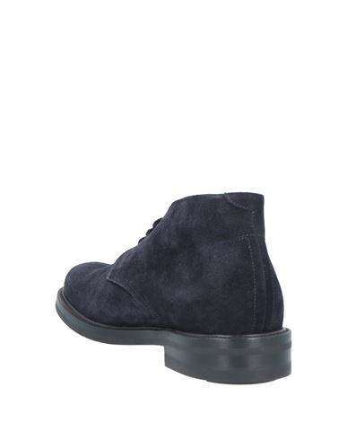 Man Ankle boots Midnight blue Size 12 Leather
