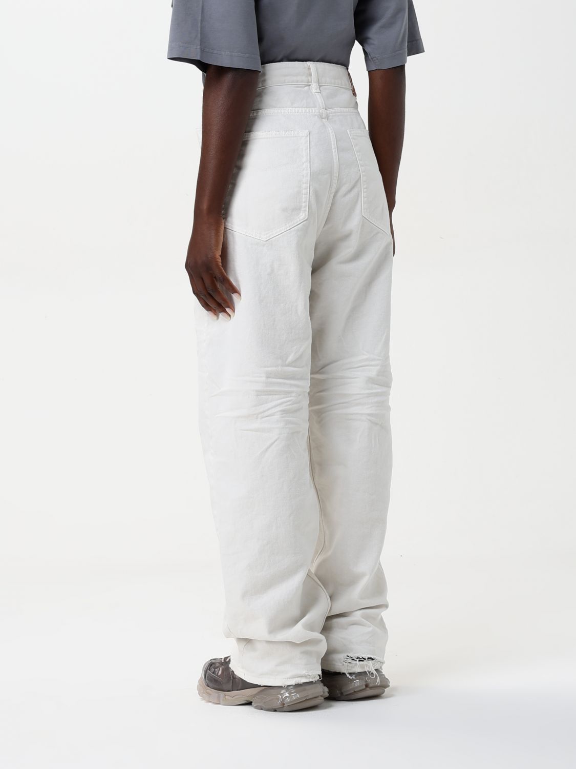 Jeans Woman color White