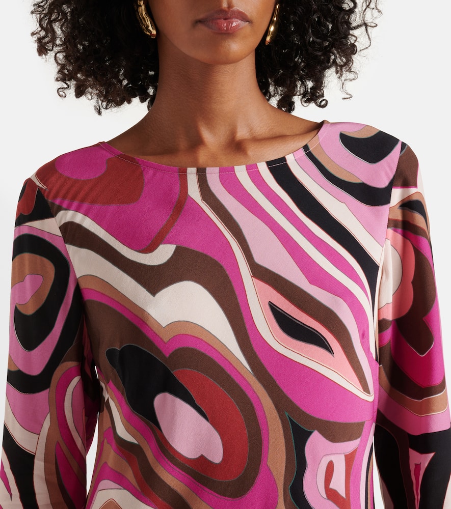 Alondra printed maxi dress