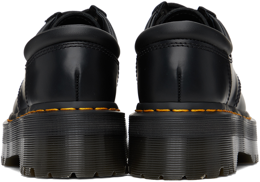 Black 8053 Platform Derby Shoes