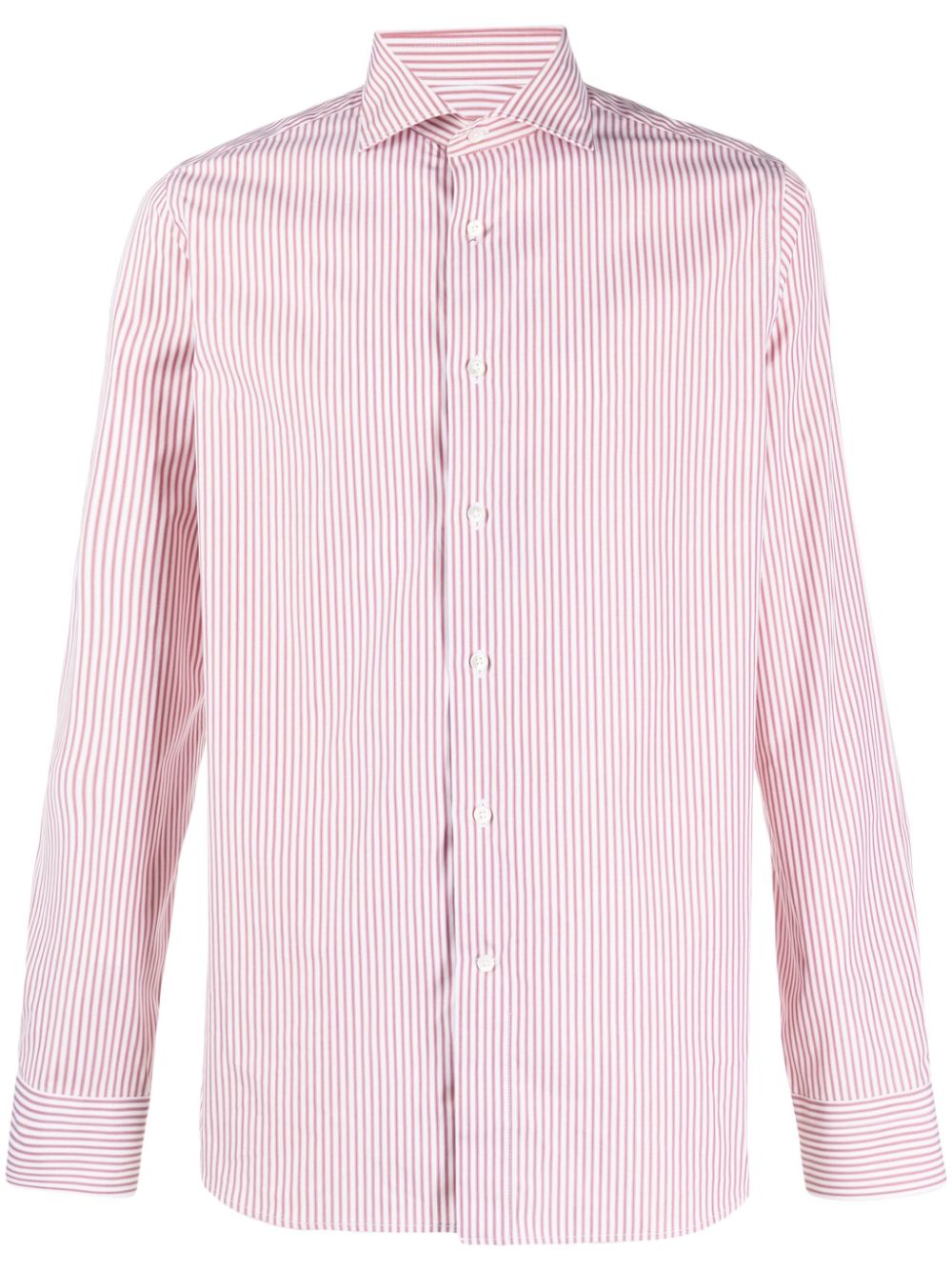 Striped cotton shirt - Red