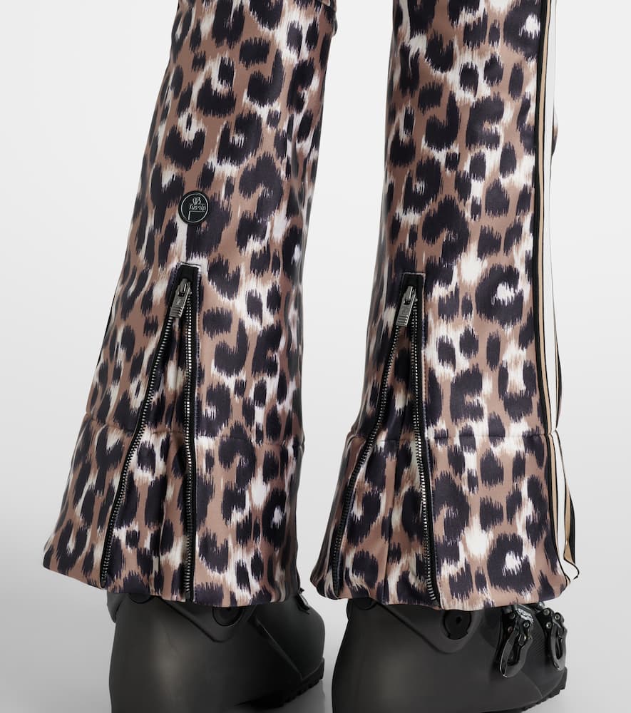 Elancia leopard-print ski pants