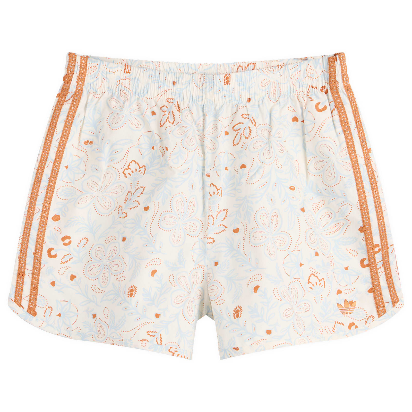 Women's Floral Shorts Multicolor/Rustic Orange