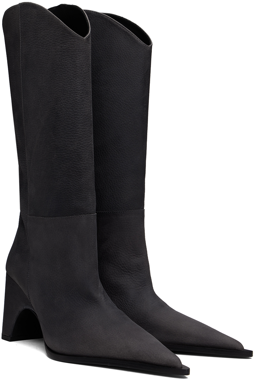 Coperni Gray Bridge Cowboy Boots